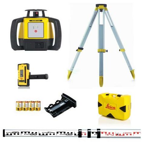 LEICA Rugby 610 Alk + RE120 (Tripod & Staff)