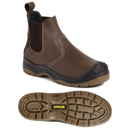 Apache Brown Safety Boot Size 9 AP715SM Main Image