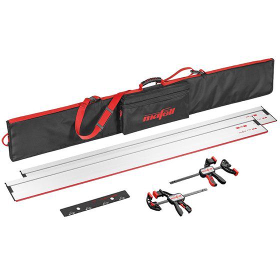 MAFELL guide rail set + carry case + 2x1.6m rails; connection pc + clamps Main Image