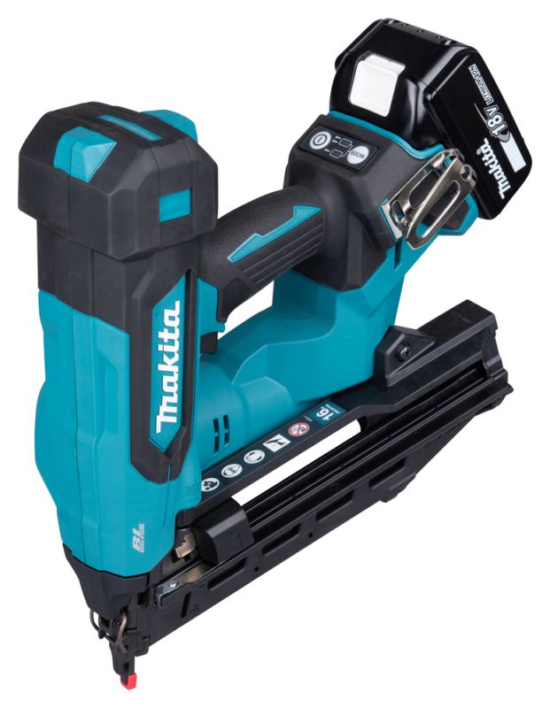 MAKITA 16Ga Brad Nailer in Makpac case (Angled Magazine) DBN610ZJ Main Image