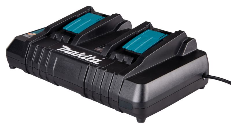 Makita DC18RD 14.4-18v LXT Li-Ion Dual Port Twin Rapid Optimum Charger 240v Main Image