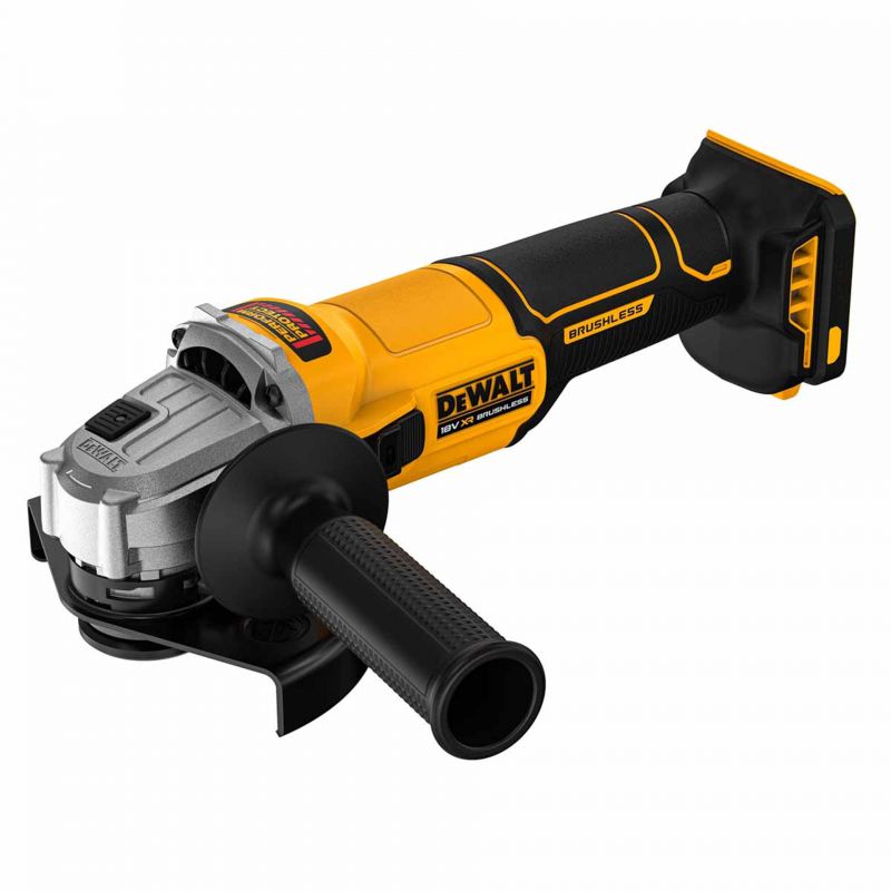 DEWALT Power Tools DEWDCG407N Angle Grinder Slide Switch 125mm 18V Bare Unit Main Image