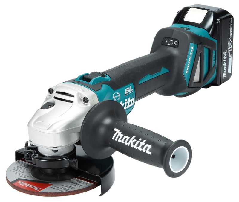Makita DGA513Z 18v Brushless Slide Switch 125mm Angle Grinder Body Only Main Image
