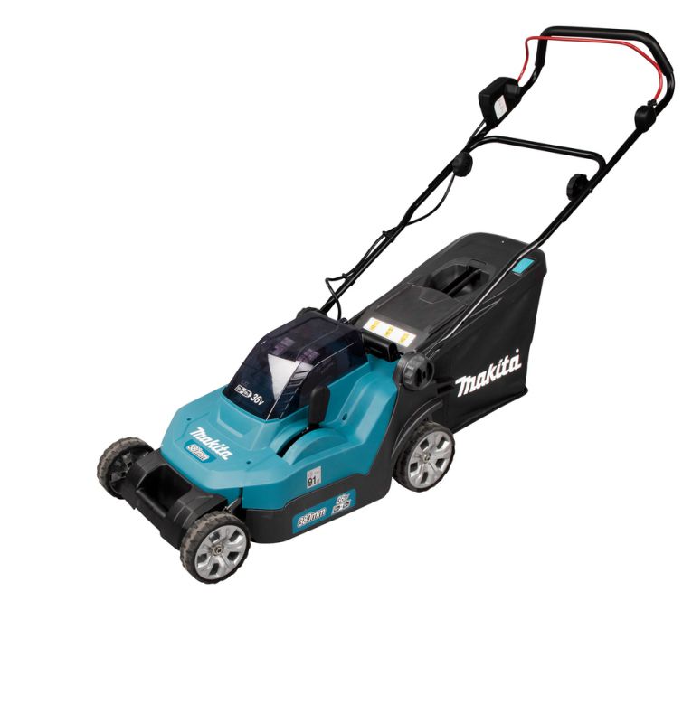 Makita DLM382Z Twin 18v 38cm Lawn Mower Main Image