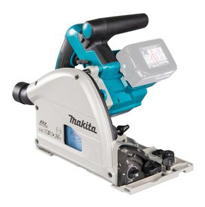 Makita DSP600ZJ Twin 18v LXT Cordless Plunge Saw 165mm Body Only In Makpac Carry Case Main Image [src:dsp600zj_c2l0.jpg@20261022094546]