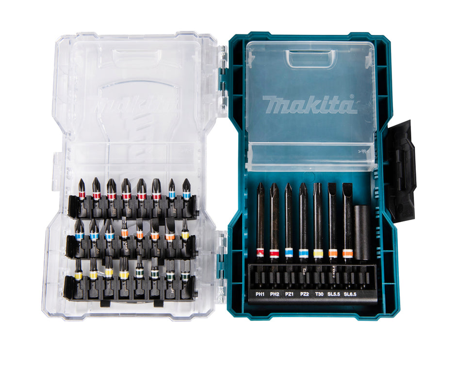 MAKITA 32PC BIT SET CLEAR CASE MZ