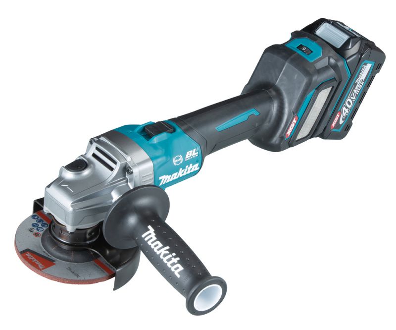 MAKITA GA022GZ01 40Vmax115mm Angle Grinder (Slide switch) - Variable Speed + AWS with Makpac case Main Image