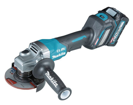 MAKITA GA028GZ01 40Vmax115mm Angle Grinder (Paddle switch) - Variable Speed + AWS with Makpac case Main Image