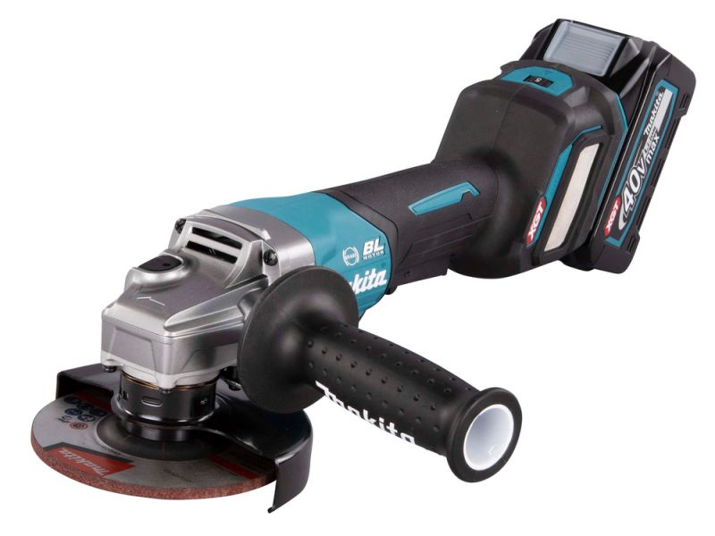 MAKITA GA029GZ01 40Vmax125mm Angle Grinder (Paddle switch) - Variable Speed + AWS with Makpac case Main Image