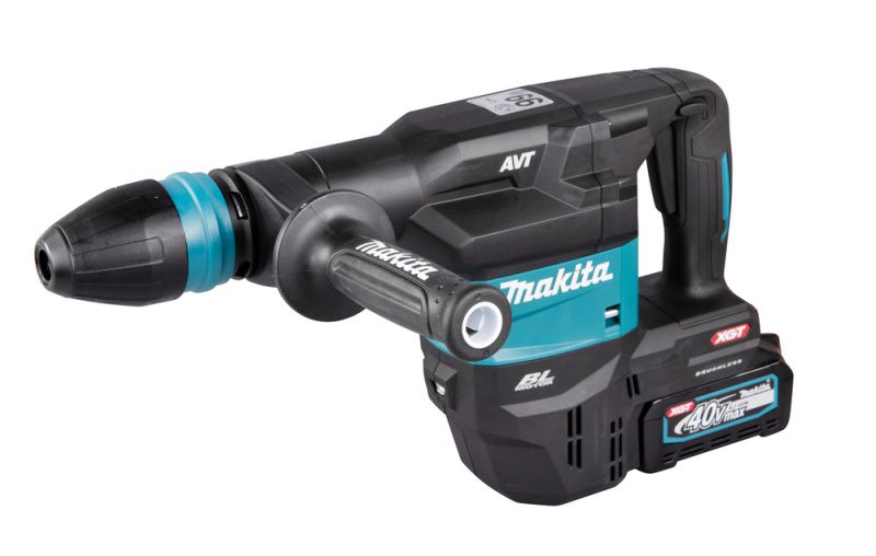 Makita HM001GZ02 40v Max XGT SDS Max Demolition Hammer Body Only In Case With AWS Chip Main Image