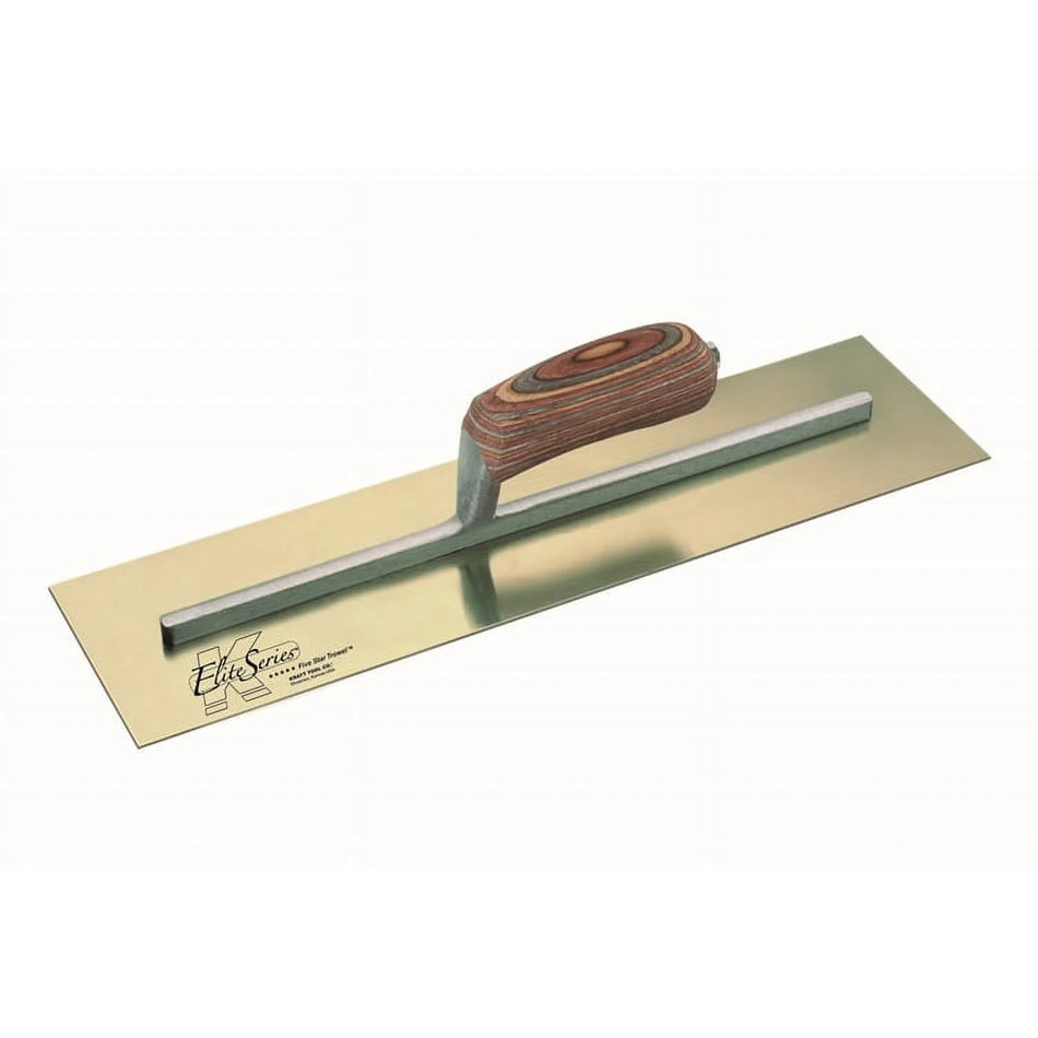 Kraft 16 x5  Golden SS Finish Trowel Wood Hdl