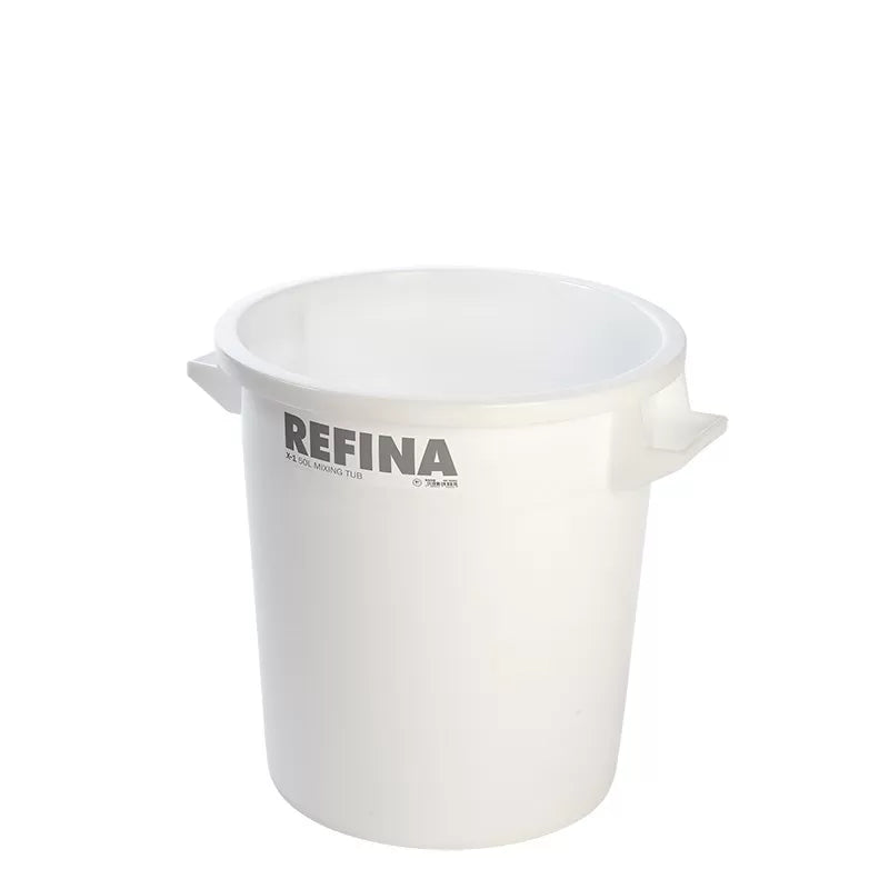 REFINA X-1 100l Plastic Mixing Tub White (With Side Handles) 321013